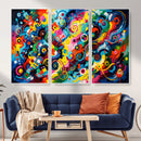 Geometric Abstract Wall Art Canvas Print, Bold Color by MyGreatCanvas | Canvas Wall Art Prints | Photo Prints & Wall Decor