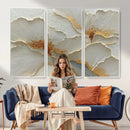 White Gold Floral Canvas Wall Art — Textured Flower Print | by MyGreatCanvas | Canvas Wall Art Prints | Photo Prints & Wall Decor