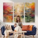 Colorful Abstract Canvas Wall Art — Large Textured Oil by MyGreatCanvas | Canvas Wall Art Prints | Photo Prints & Wall Decor