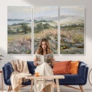 Katie Staples Hillside Canvas Wall Art — Coastal Wildflower by MyGreatCanvas | Canvas Wall Art Prints | Photo Prints & Wall Decor