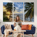 Puerto Rico Beach Paradise Wall Art – Tropical Coastal Print by MyGreatCanvas | Canvas Wall Art Prints | Photo Prints & Wall Decor