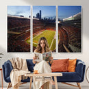 Chicago Bears Soldier Field Canvas Wall Art, NFL Stadium Panorama Print, Football Arena Photography for Sports Fans by MyGreatCanvas | Canvas Wall Art Prints | Photo Prints & Wall Decor