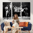 Led Zeppelin Live Concert Canvas Wall Art, Classic Rock Band Photography Print, Vintage Music Stage Performance Artwork by MyGreatCanvas | Canvas Wall Art Prints | Photo Prints & Wall Decor