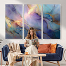 Colorful Abstract Canvas Wall Art Print, Vibrant Popup Color Art Print