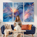 Colorful Abstract Canvas Wall Art Print, Vibrant Popup Color Art Print