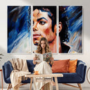 Abstract Michael Jackson Photo Wall Art Canvas Print by MyGreatCanvas | Canvas Wall Art Prints | Photo Prints & Wall Decor