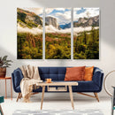 Half Dome Yosemite Canvas Wall Art – Majestic Triptych