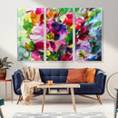 Oil Flower Abstract Canvas Print by MyGreatCanvas | Canvas Wall Art Prints | Photo Prints & Wall Decor