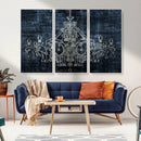 Dark Chandelier Wall Art Canvas Print by MyGreatCanvas | Canvas Wall Art Prints | Photo Prints & Wall Decor