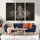 Rustic Chandelier Canvas Print by MyGreatCanvas | Canvas Wall Art Prints | Photo Prints & Wall Decor