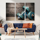 Dambell and Sport Wall Art Canvas Print by MyGreatCanvas | Canvas Wall Art Prints | Photo Prints & Wall Decor