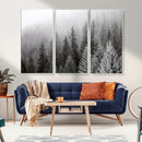 Big Foggy Forest and Misty Trees Forest Wall Art Canvas by MyGreatCanvas | Canvas Wall Art Prints | Photo Prints & Wall Decor