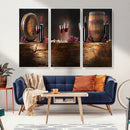 Wine and Barrels Wall Art Canvas Print by MyGreatCanvas | Canvas Wall Art Prints | Photo Prints & Wall Decor