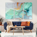 Colorful Marble Fluid Effect Canvas Wall Art Print by MyGreatCanvas | Canvas Wall Art Prints | Photo Prints & Wall Decor