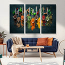 Herbs and Spices Kitchen Wall Art Canvas Print