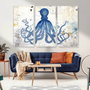 Octopus Canvas Wall Art | Coastal Marine Life Artwork for by MyGreatCanvas | Canvas Wall Art Prints | Photo Prints & Wall Decor