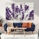 Lavender Canvas Wall Art Flower Print