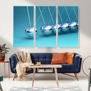Wall Art Newton's Cradle Canvas Print, Framed Newton Cradle