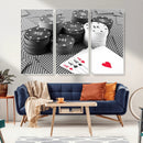 Poker Game Cards Wall Art Canvas, Multi Panel Wall Art by MyGreatCanvas | Canvas Wall Art Prints | Photo Prints & Wall Decor