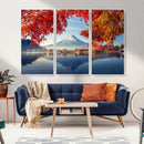 Mount Fuji Canvas Wall Art Japan Autumn Mountain Canvas