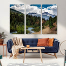 San Juan Nal Forest Wall Art Landscape Canvas Print