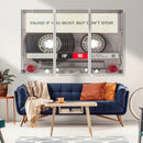 Music Cassette Iconic Wall Art Canvas Print by MyGreatCanvas | Canvas Wall Art Prints | Photo Prints & Wall Decor