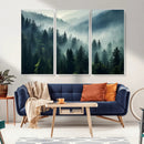 Captivating Misty Forest Wall Art Premium Canvas Print a by MyGreatCanvas | Canvas Wall Art Prints | Photo Prints & Wall Decor