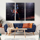 American Football Wall Art Canvas Print, Stadium Sport Wall