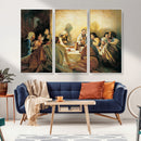 Last Supper Wall Art Canvas Print, Framed Jesus Painting Art