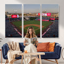 Los Angeles Angels Baseball Canvas Print - Anaheim Angel