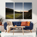 Oregon Ducks Football Team Print - Eugene Autzen Stadium