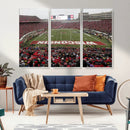 Wisconsin Badgers Team Print Canvas - Madison Camp Randall