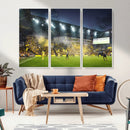 Columbus Crew Stadium Match Triple Canvas Wall Art - Dynamic