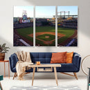 Colorado Rockies Coors Field Wall Art Canvas Print - MLB