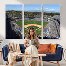 Los Angeles Dodgers Dodger Stadium Wall Art Canvas Print -