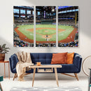 Texas Rangers Baseball Team Print - Arlington Globe Life