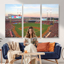 Cincinnati Reds Baseball Print Canvas- Cincinnati
