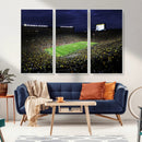 Michigan Wolverines Football Canvas Wall Decor, Football
