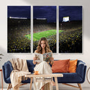 Michigan Wolverines Football Canvas Wall Decor, Football