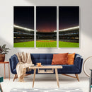 Yankee Stadium Night Game Triple Canvas, Yankee Stadium