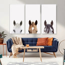 Horse Prints Set, Set of 3 Horse Wall Art, Horses Portraits, by MyGreatCanvas | Canvas Wall Art Prints | Photo Prints & Wall Decor