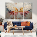 Golden Angel Wings Wall Art Canvas Print – Stunning Abstract by MyGreatCanvas | Canvas Wall Art Prints | Photo Prints & Wall Decor