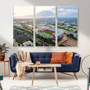 Old Trafford Manchester United Stadium Wall Art Canvas Print