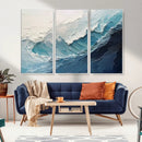 Ocean Wave Canvas Wall Art Print – Coastal Living Room Large
