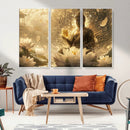 Golden Buddha Wall Art | Yoga Room Decor and Meditation Room by MyGreatCanvas | Canvas Wall Art Prints | Photo Prints & Wall Decor