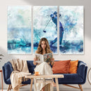 Golf Swing Wall Art Canvas Print - Sports-Inspired