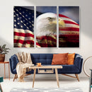 American Flag Eagle Symbol Wall Art, American Flag Eagle by MyGreatCanvas | Canvas Wall Art Prints | Photo Prints & Wall Decor