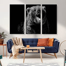 Bear Canvas Print | Wildlife Wall Art for Cabin Decor |