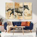 Chines Style Running Horse Western Wall Art | Farmhouse Wall
