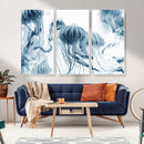 Abstract Jellyfish Canvas Print Wall Art